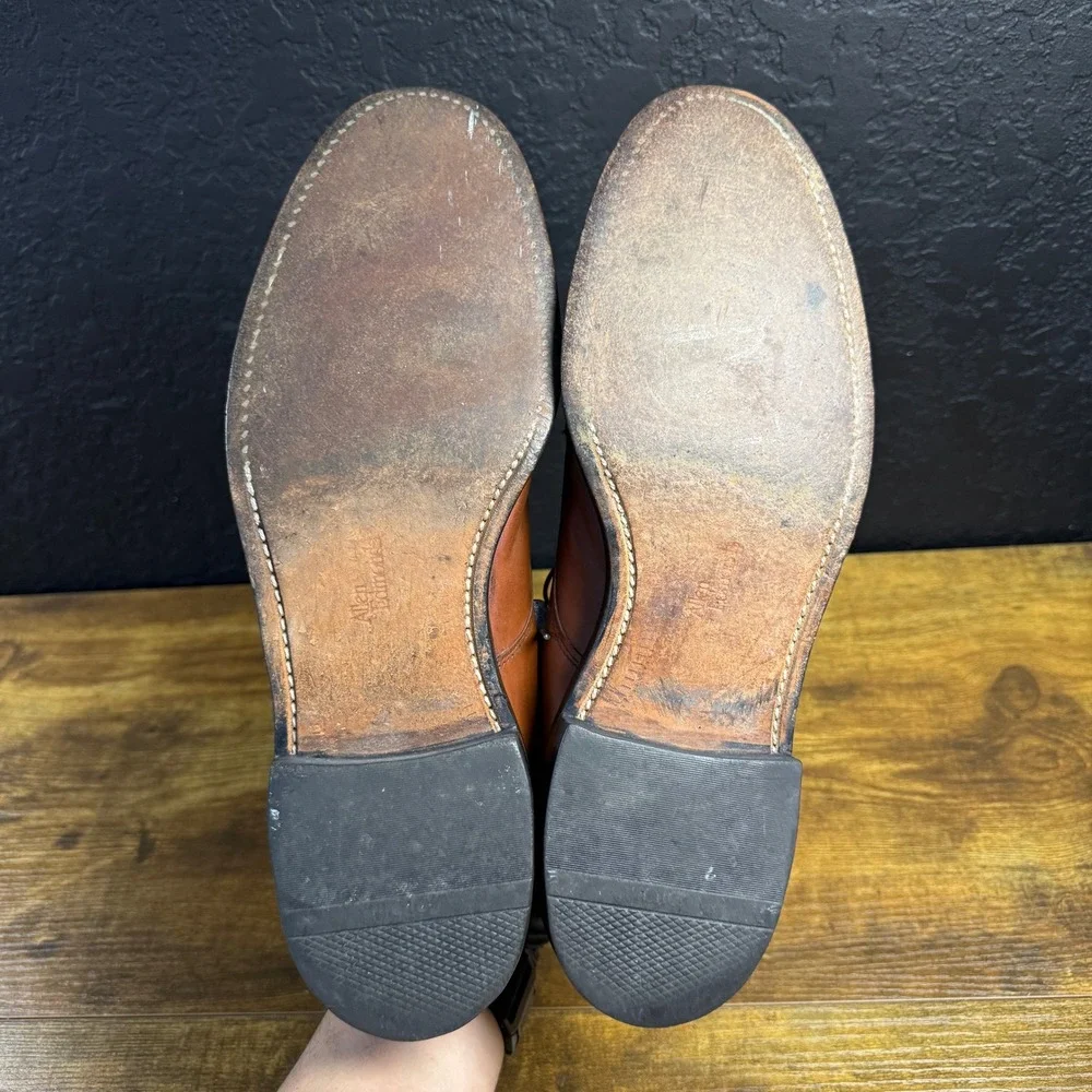 Allen Edmonds Bradley 2661 Brown Leather Split Toe Derby Mens 11.5 A Narrow